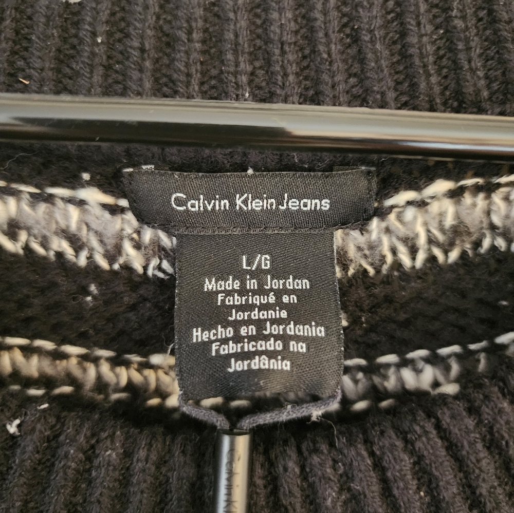 Calvin Klein Black Knit Sweater